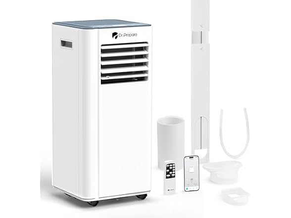 DR.PREPARE 8,000 BTU Portable AC 350sqft