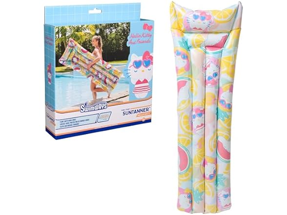Swimways Hello Kitty Suntanner Pool Float