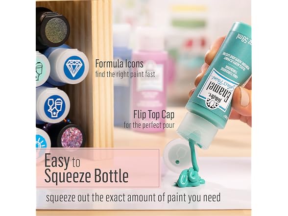 FolkArt Enamel Glass & Ceramic Paint Aqua