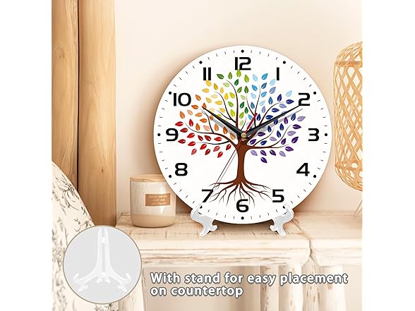 DEMACYA Abstract Tree of Life Wall Clock