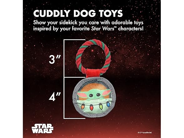 STAR WARS for Pets 4" GROGU Cradle Ornament Toy