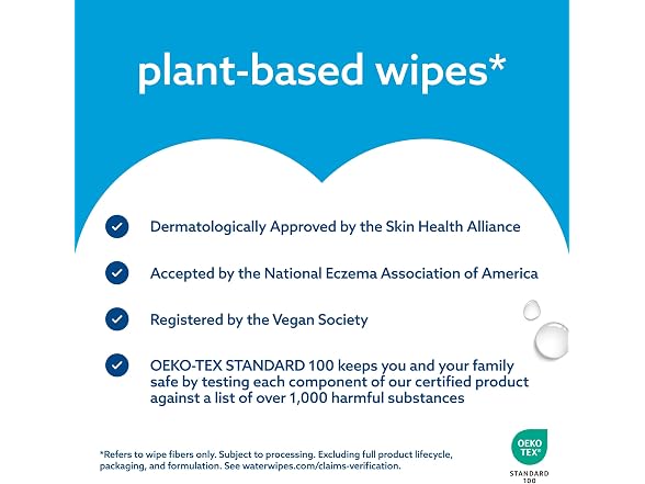 WaterWipes Newborn Baby Wipes 720 Count 12 Packs