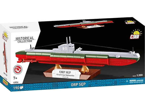 COBI Historical Collection WWII Polish Submarine 190 Pieces