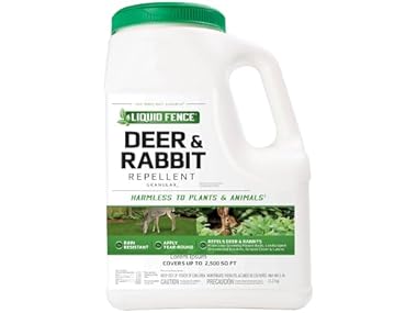 $10.99, Was $19.99, 45% Off! Liquid Fence Deer And Rabbit Repellent Granular 5 Pounds dealfomo