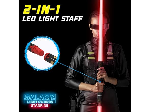 USA Toyz Starfire Galaxy Light Up Sword for Kids or Adults