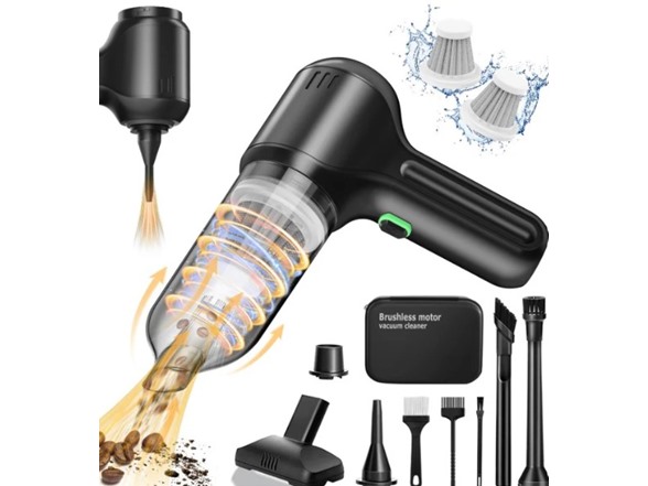 Iladys Cordless Car Vacuum Cleaner, Black