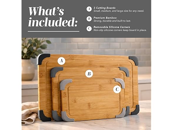 COOK WITH COLOR Non-Slip Cutting Boards