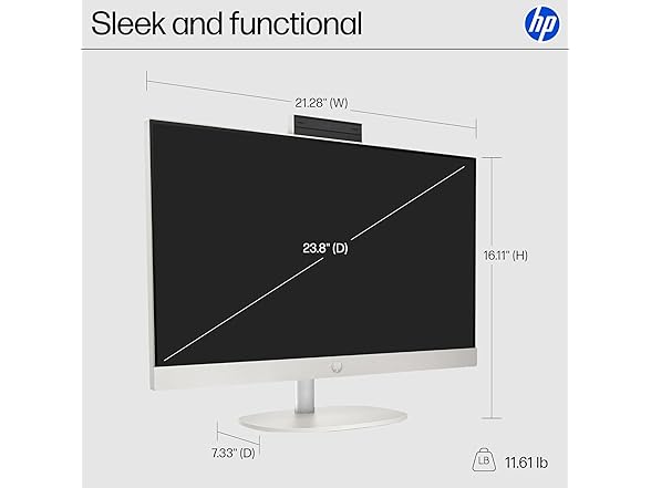 HP 24-cr0013w All-in-One Desktop PC