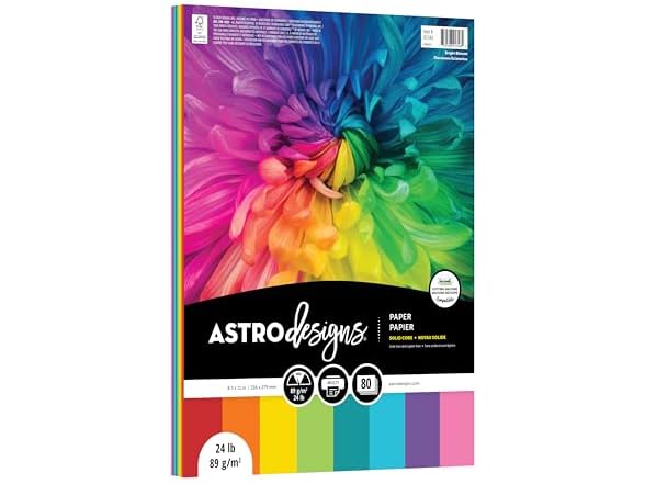 Astrodesigns Crafting Paper, Bright Blooms