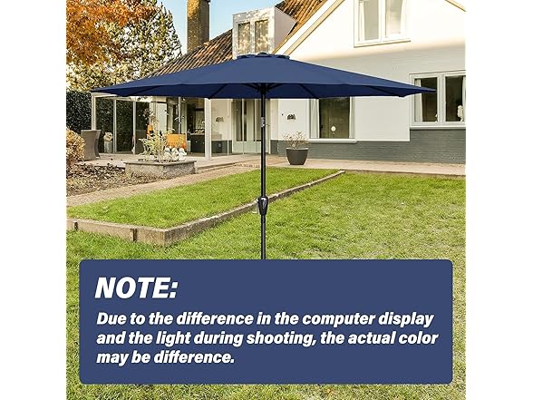 Simple Deluxe 2 Pack 9' Patio Umbrella Replacement Canopy Only