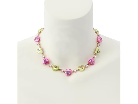 Betsey Johnson Women's Sweetheart Collar Necklace