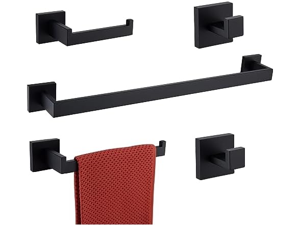 5-Piece Bathroom Hardware Accessory Set