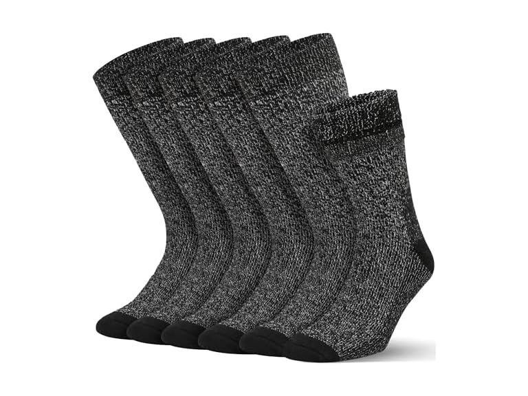 B&P Premium Merino Wool Socks for Men & Women Thick Warm Winter Socks with Anti-blister Cushioning and Moisture Control
