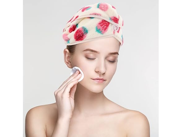 Healifty Hair Towel Wrap Coral Fleece Drying