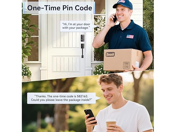 Ulecoce Fingerprint Keypad Deadbolt