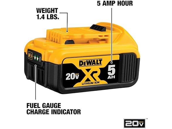 DEWALT DCB205-2CK 20V MAX Battery Charging Kit