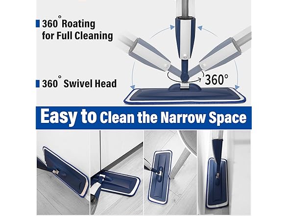 Blue Wet Spray Mop - Gallery 3