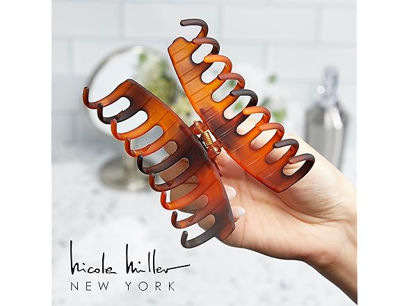 Nicole Miller 8 Pack Large Claw Clips