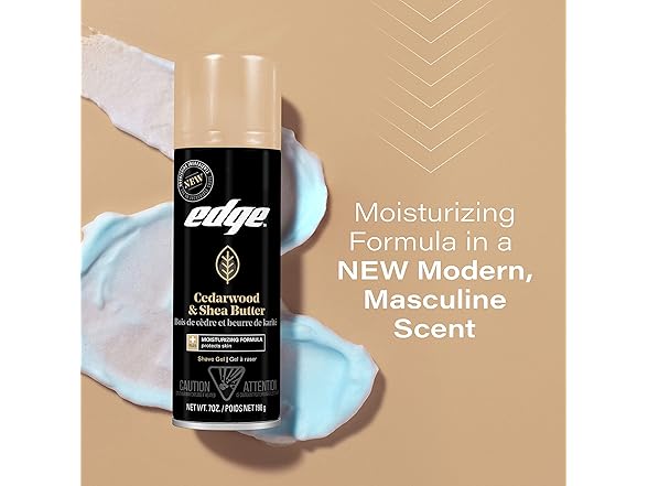 Edge Cedarwood & Shea Butter Shave Gel