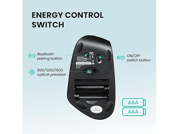 Perixx Bluetooth Vertical Mouse