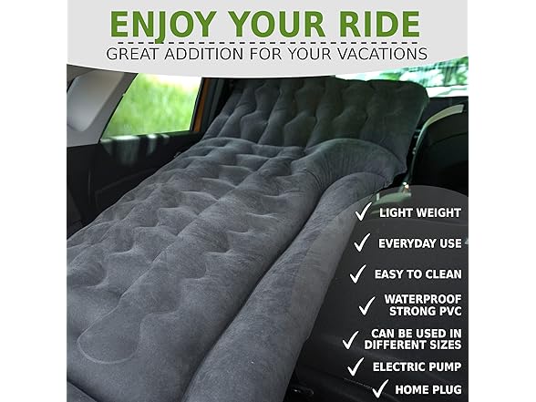 Zone Tech TA0006 Car Trunk Inflatable Air Mattress