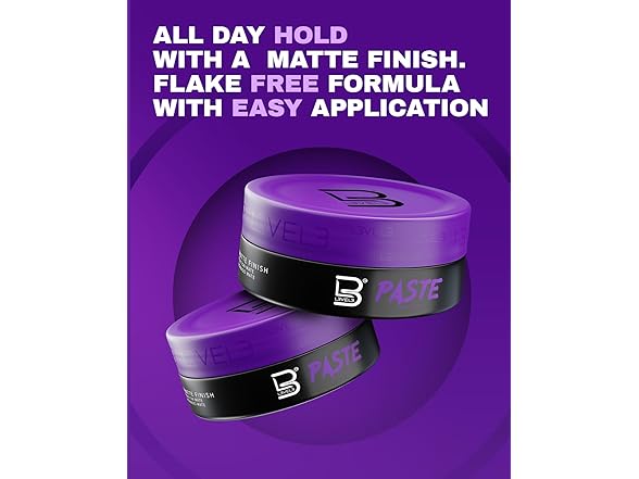 (3 Pack) Level 3 Paste, Matte Finish, 5.07 oz