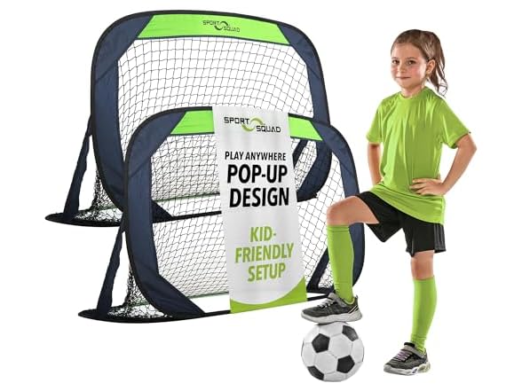 Sport Soccer Goal Net Set Set of Two 4'