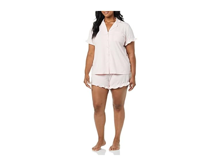 Amazon Essentials Women (3X) Cotton Set Pale Pink