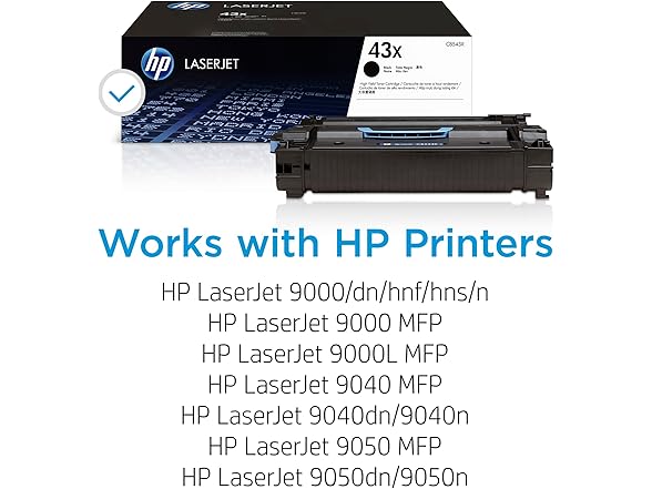 HP C8543X High Yield Toner Cartridge Black