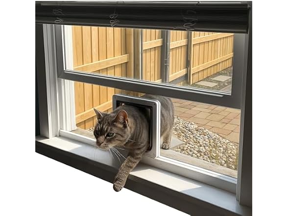 Custom Cat Door Window Insert