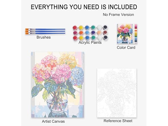 Tucocoo Painting by Numbers Kits for Adults and Ki