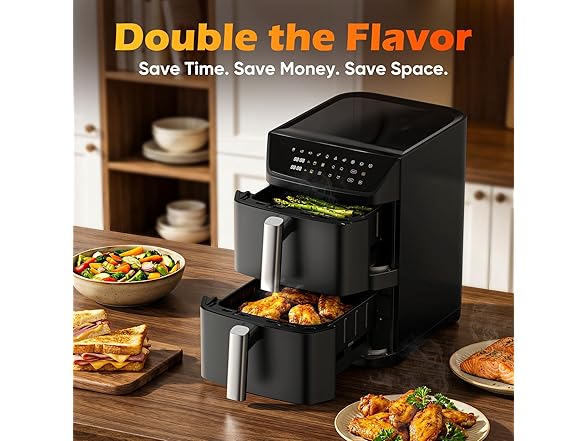 Mirtan Dual Basket Air Fryer