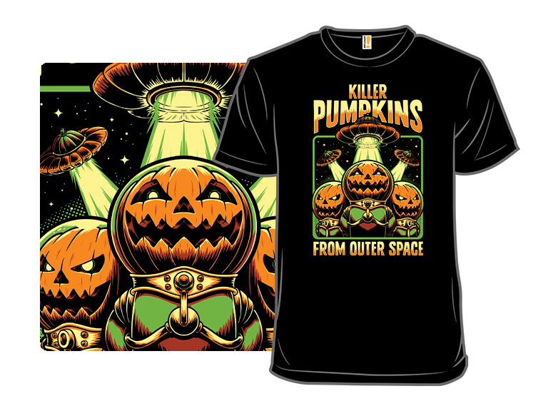 Halloween Pumpkin Space Movie
