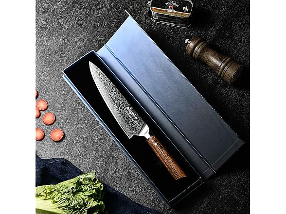 aisyoko Damascus VG-10 chef knife 8-inch