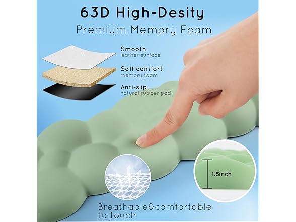 Cloud Wrist Rest for Computer Keyboard