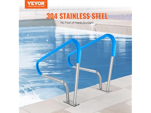 Pool Handrail, 2 PCS 48x36in Railing