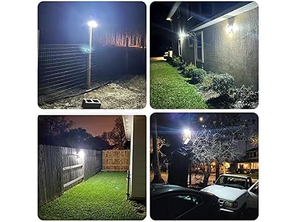 YSEAGA 4 Pack Solar Outdoor Lights - Gallery 6