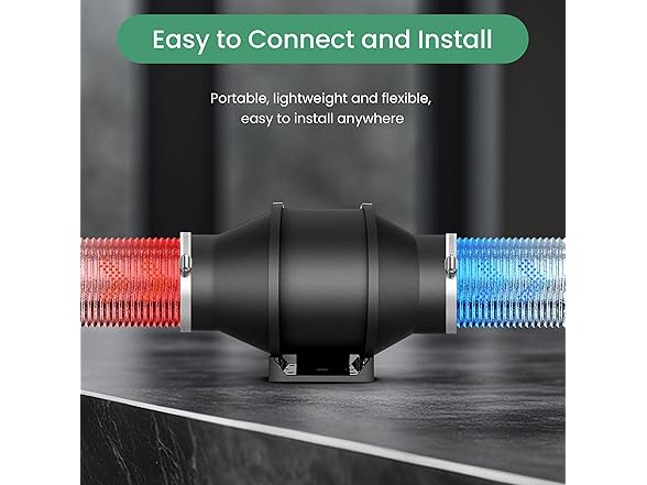 InfiniPower Flexible 6-Inch Aluminum Ducting