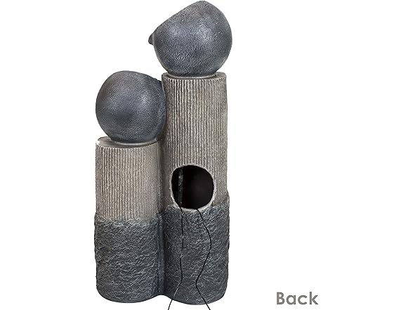 Sunnydaze Tiered Cascading Cups 31-Inch