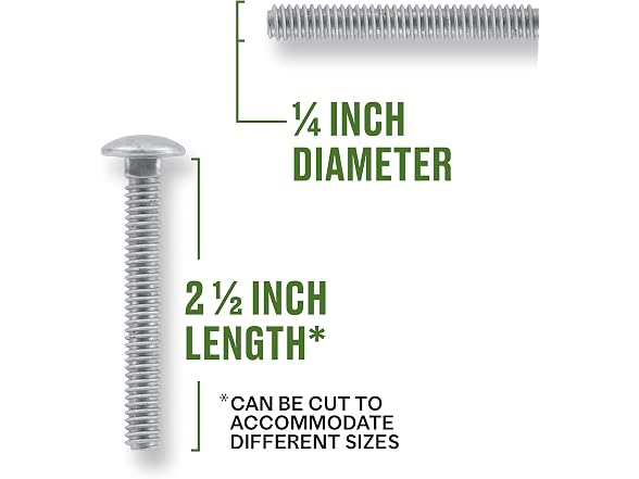 Hillman 812515 100 ct Carriage Bolts