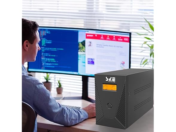 SKE 900W UPS Battery Backup and Surge Protector