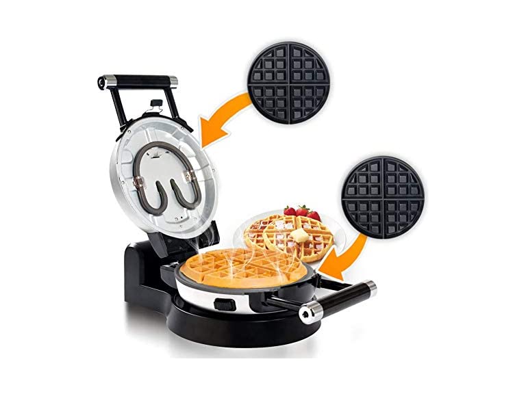1000w rotating waffle maker