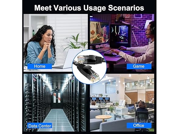 CableGeeker Cat 6 Ethernet Cable 100 ft