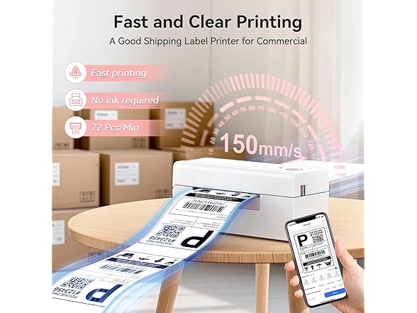 Hoorola Bluetooth Thermal Label Printer