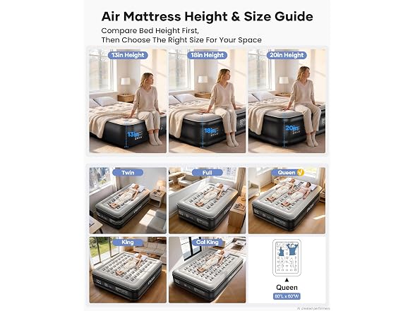 OhGeni Raised Air Mattress