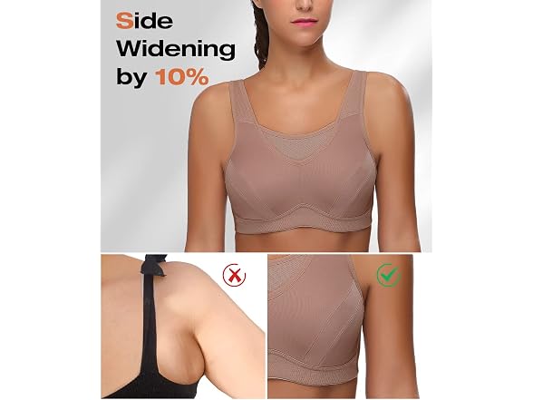 Wingslove Women (42D) High Impact Sports Bust Bras