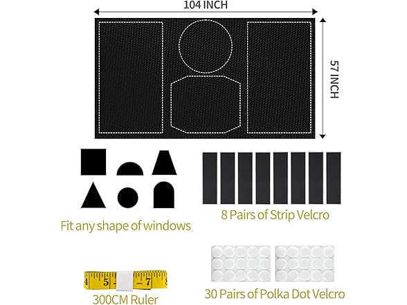 YOOMINI Portable Blackout Shades