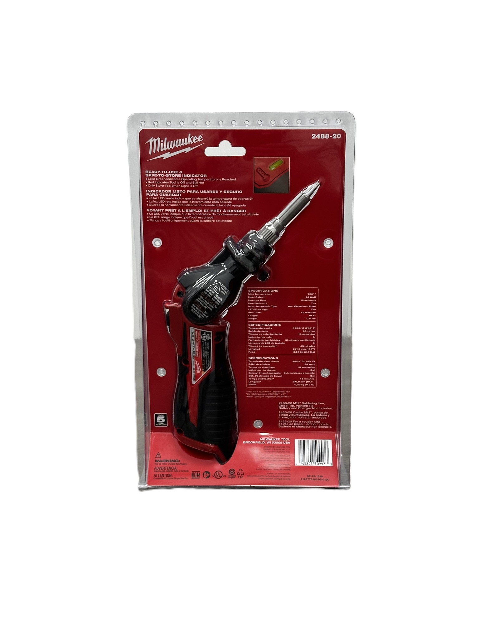 Milwaukee 2488-20 M12 12V Soldering Iron - Gallery 4