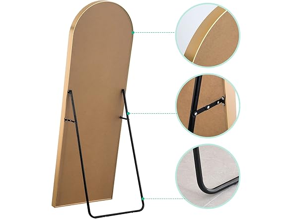 NeuType 64"x21" Arched Full Length Mirror