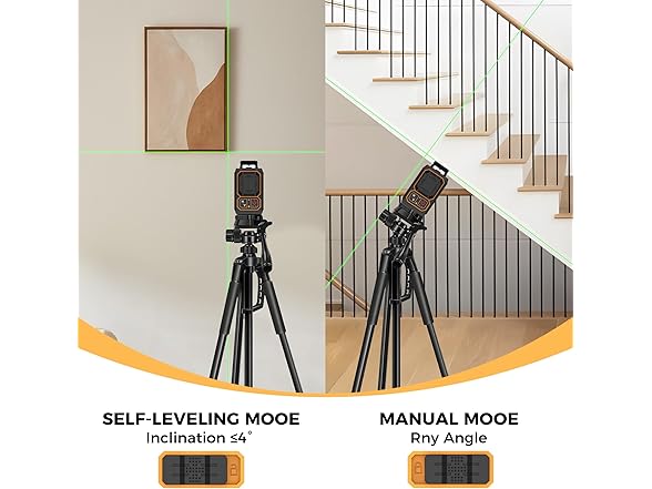 2D Green Cross Line Laser Level